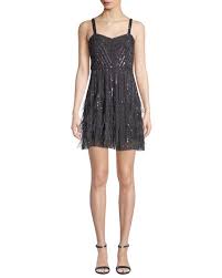 Parker Black Jordanna Mini Cocktail Dress W Feathers Beads Black Cocktail Dress Dresses Parker Black