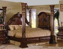 Super king gothic dead black mahogany wood four poster minimalist canopy bed. California King Canopy Beds Cherry Four Poster King Size Bed