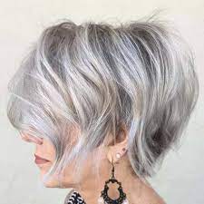 Best Hairstyles For Your 60s Wispy Silver Bob Best Haircuts For Women In Their 60s With Shor Short Hairstyles For Women Short Hair Styles Thick Hair Styles