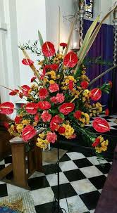 Pentecost Flowers Altar Flowers Table Flowers Floral Decor