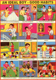 An Ideal Boy Good Habits Original Poster Undated