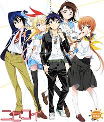 Anime Review Nisekoi A Harem Anime As A Son A Gang Leader And An American Daughter If Another Gang Leader Must Pretend T Personajes De Anime Personajes Anime