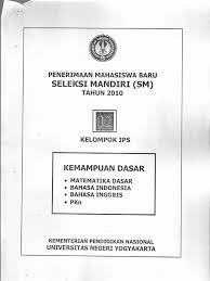 Hei sahabat skul, setelah dilaksanakannya utbk, kini waktunya dibuka jalur penerimaan mahasiswa lainnya yaitu jalur ujian mandiri. Soal Um Uny 2010 Pdf