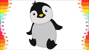 How to draw a penguin easy & slowly step by step for kids and beginners☞ fanpage facebook drawing for kids: Drawing A Penguin For Kids Novocom Top