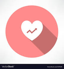 Heart With Chart Icon