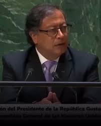Posted @withregram • @hilde_angel Para expressar nossas revolta e  indignação, este discurso do Presidente da Colômbia, Gustavo Petro,  precisaria estar hoje em todos os perfis dos resistentes às ...