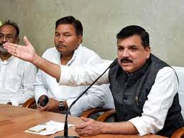 Sanjay Singh Said To BJP FIR Should Be Lodged Against Those Who Put Delhi  In Trouble | Delhi Politics: 'दिल्ली को मुसीबत में डालने वालों पर दर्ज हो  FIR', संजय सिंह BJP