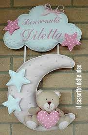 Fiocco Nascita Personalizzato Nascita Artigianato Unicorno Coperte Neonato Fai Da Te
