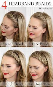 Four Headband Braids Hair Styles Long Hair Styles Hair Beauty