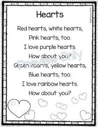 Hearts Poem For Kids Valentines Day Color Words Poem Of The Week Poetry Notebook Valentines Day Songs Valentines Day Poems Valentines Songs For Kids