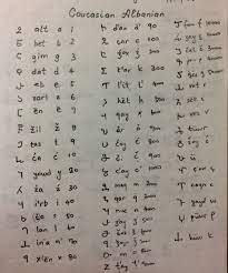 (then how can you compare the number of letters in alphabets? Caucasian Albanian Alphabet Alphabet Words Ancient Scripts Shorthand Writing