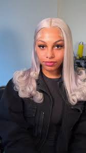 Light Skin with Platinum Hair