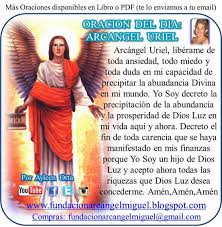 Though angels do not have actual genders, uriel has been most often portrayed throughout history with masculine features. Pin De Martha Cecilia Valencia En Angeles Y Santos Oracion Al Arcangel Uriel Oracion Del Dia Oraciones Milagrosas Y Poderosas