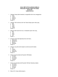 Bahasa inggris merupakan bahasa yang sudah diajarkan di sekolah sejak kelas 1 sd hingga kelas 12 sma. Soal Pts Ganjil Aswaja Kls Viii Kh Hasbullah