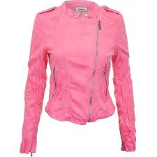 Pink Leather Jacket Pink Biker Jacket Cheryl Cole Spoiledbrat Co Uk Pink Leather Jacket Stand Collar Jackets Pink Biker Jacket