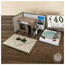 Wellness Explosionsbox Mit Einer Sauna Und Kleinem Pool Bellas Stempelwelt Stampin U Wellness Gutschein Gutschein Basteln Wellness Gutschein Basteln Therme