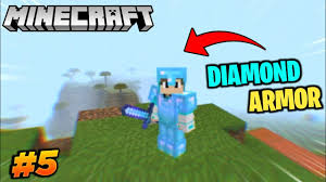 Minecraft steve in diamond armor large scale figure: I Made Full Diamond Armor Minecraft Gameplay 5 Youtube