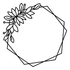 Download Hexagon Floral Frame Stroke Ad Affiliate Ad Floral Frame Stroke Sewing Embroidery Designs Hand Embroidery Patterns Free Embroidery Patterns Free