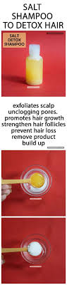 Intermittent fasting and temporary hair loss. Hair Detox Scalpdetoxrecipes Hair Detox Salt Shampoo Detox Shampoo