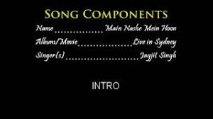 Main Nashe Mein Hun Karaoke Jagjit Youtube Lyrics to 'main nashe mein hoon' by jagjit singh. main nashe mein hun karaoke jagjit