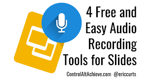 Create a script for every slide. Control Alt Achieve 4 Free And Easy Audio Recording Tools For Google Slides