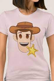 Toy Story Woody Emoji T Shirt Zazzle Com Toy Story Shirt Woody Toy Story Toy Story Gifts