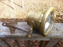 Antique Brass Era Gray Davis Headlight Lamp Cowl Bracket 1910 11 12 13 14 15 399 99 Wrecking Yards Pick A Part Favorite Things List