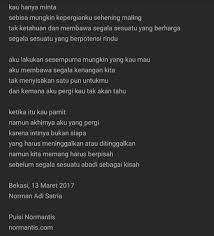 Sayangku hanya kau yang satu mp3 & mp4. Pin Oleh Rokhimin Yaarhamma Di Kata Cinta Sajak Puisi Prosa Sajak Puisi