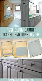 rust oleum cabinet transformations