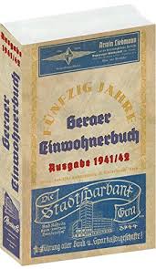 Geraer einwohnerbuch adressbuch gera 1941 42. 9783867772297 Geraer Einwohnerbuch Adressbuch Gera 1941 42 Zvab 3867772290