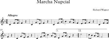 La marcha nupcial de mendelssohn (1842) (hochzeitsmarsch en alemán) fue creada por felix mendelssohn, incluida en su ballet el sueño de una noche de verano y ambientada en la obra hómonima de shakespeare. Descubriendo La Musica Partituras Para Flauta Dulce O De Pico Marzo 2014