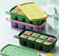 Ludlz Ice Cube Mold Food Grade Non-stick Reusable Multi-compartment  Multipurpose Eco-Friendly Quick Release 8 Grids Ice Cube Maker Tray Kitchen  Tool