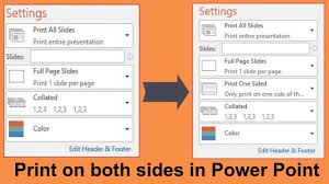 The four basic colors are magenta (red), yellow, blue (cyan) and black. How To Print Page On Both Sides In Powerpoint Youtube