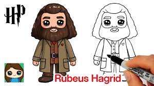 Magic of harry potter and friends. How To Draw Hagrid Harry Potter Youtube