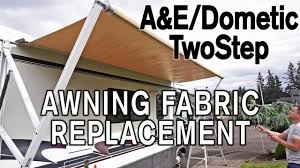 30 inch dometic /carefree rv window awning replacement fabric with weather guard. How To Replace A E Dometic Twostep Awning Fabric Youtube