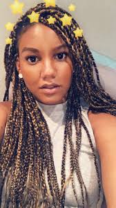 Platinum Blonde Black And Blonde Box Braids Mixed Pin On Box Braids Hairstyles
