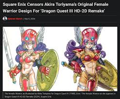 more modern audience changes to the DQ3 by Square Enix ethics department.  : rAsmongold