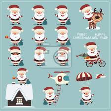 Frohe Weihnachten Und Ein Gutes Neues Jahr Big Set Lustig Santa Fototapete Fototapeten Claus Fallschirm Sack Myloview De Ihr lieben, heute gibt es schöne und lustige kostenlose weihnachtsgrussbilder im pagecurl design. fototapete frohe weihnachten und ein gutes neues jahr big set lustig santa