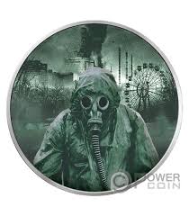 Chernobyl liquidators simulator is a realistic take on 1986 chernobyl nuclear disaster, where you will not fight mutants and monsters, instead work hard to contain the radiation. Chernobyl Liquidators Glow In The Dark 1 Oz Silber Munze 1 Hryvnia Ukraine 2019 Power Coin