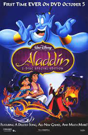 Aladdin 1992 Original Dvd Movie Poster Rolled Ebay In 2021 Aladdin Movie Disney Movie Night Disney