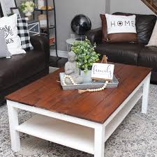 Ikea lack coffee table dimensions drawings com rectangle large all by geobruce thingiverse lackrack eth0wiki hemnes collection side easy to assemble low weight mebel. Diy Farmhouse Coffee Table Ikea Hack Makeover Feeling Nifty