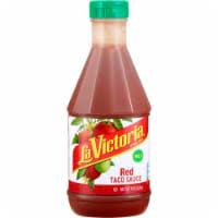 Easy, excellent fish tacos with the best fish taco sauce; La Victoria Mild Red Taco Sauce 15 Oz Kroger