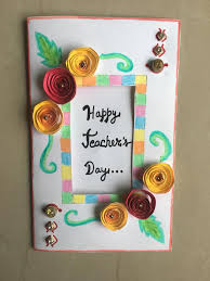 Take some card making classes at your local craft store to increase your knowledge and design levels. K4 Craft Handmade Teacher S Day Card Ideas Facebook