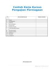 2019, contoh soalan perniagaan spm, contoh soalan pembantu masyarakat, contoh soalan daya menyelesaikan masalah, contoh soalan ptd, contoh soalan pt3, contoh soalan sbp, proposal kajian tindakan pendidikan islam via www.slideshare.net. Contoh Kerja Kursus Pengajian Perniagaan Contoh Kerja Kursus Pengajian Perniagaan Bi Isi Kandungan L 1 2 3 4 5 6 Tajuk Penghargaan Abstrak Isi Course Hero