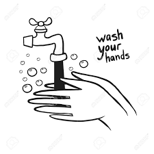 Free vector kitchen appliances silhouettes. Wash Your Hands Vector Illustration Hand Drawing Hand Washing Royalty Free Cliparts Vectors And Stock Illustration Image 142990087