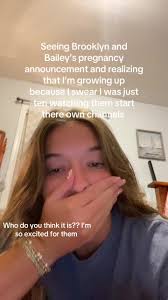 Its def brooklyn. Im so excited! @Brooklyn and Bailey #fyp  #brooklynandbailey #brooklynmcknight #baileymcknight #pregnancyannouncement  #omgweregrowingup #viral #babytok #secondaccount ...