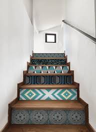 5 stencil ideas with contact paper and a silhouette. Contact Paper Staircase Decorating Ideas Decor Aid