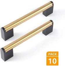 Fulgente Golden Cabinet Pulls Vintage Brushed Brass Handles Stainless Steel Hardware Golden Cabinets Stainless Steel Kitchen Cabinets Stainless Steel Cabinets
