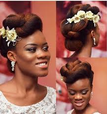 This Would Make The Perfect Wedding Hair Style Love The Asymmetrical Positioning Of The Floral Acc Natural Hair Bride Natural Hair Wedding Natural Hair Styles