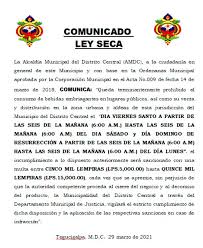 Posee un aforo aproximado de 90 personas y abre de lunes a jueves de 19.30 a 1.30 (fines de. Amdc Decreta Ley Seca Para El Viernes Santo Y Domingo De Resurreccion Diario La Tribuna